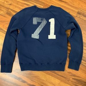 AEO Navy 71 Crewneck Sweatshirt